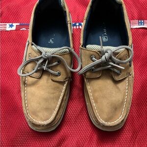 SAS Men's Brown Boat Shoes